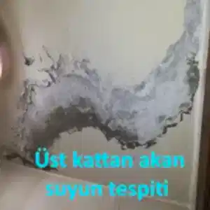 üst kattan akan suyun tespiti